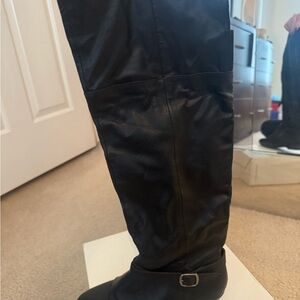 Black Knee-High Boots